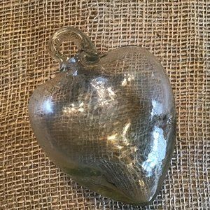 Hand Blown Glass Art Glass Heart